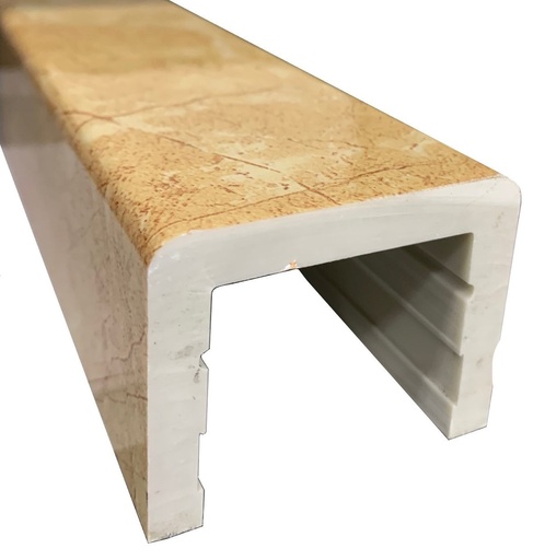 [TC-00003505] THRESHOLD COMPOSITE, SUNNY YELLOW, 1500X1200x60x50mm