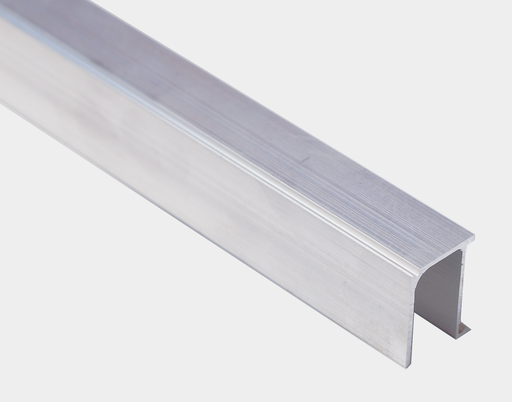 Profil aluminiu pentru sticla fixa (20x30, cu fixare laterala 32x33) - 6m