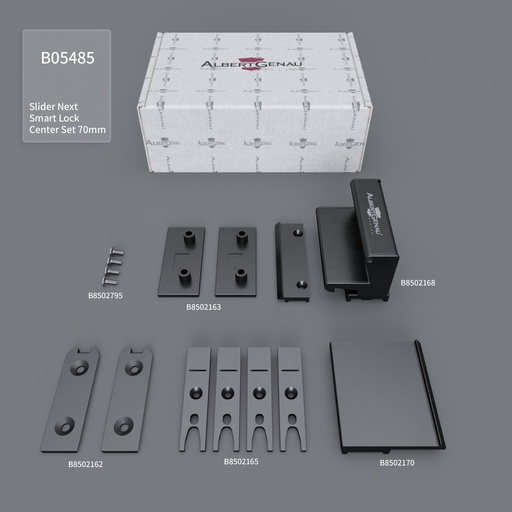 [TC-00001821] Set incuietoare Smart Lock de CENTRU Slider Next 70mm, detasabila