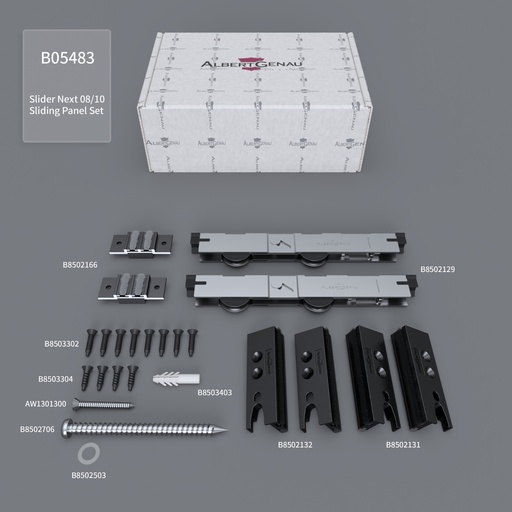 [TC-00001744] Set panou glisant SLIDER NEXT 08/10mm