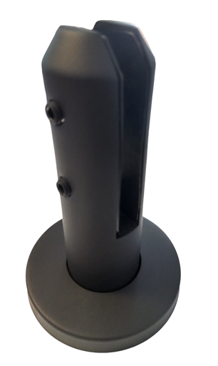 [TC-00003837] MD SC-14 BLACK Montant balustrada sticla h160mm (sicla 10-13.5mm) ROTUND